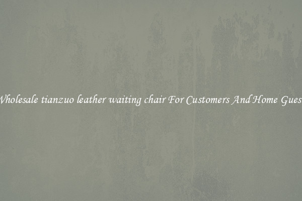 Wholesale tianzuo leather waiting chair For Customers And Home Guests