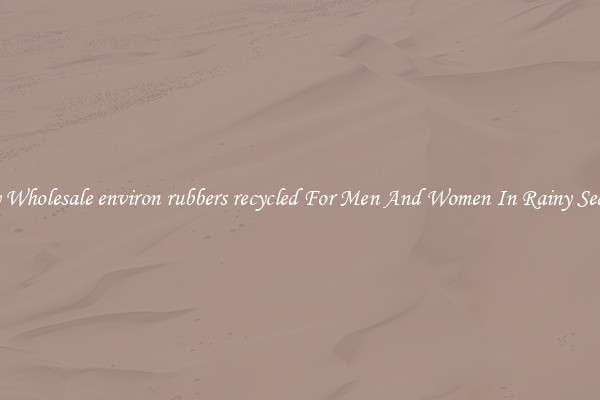 Buy Wholesale environ rubbers recycled For Men And Women In Rainy Season