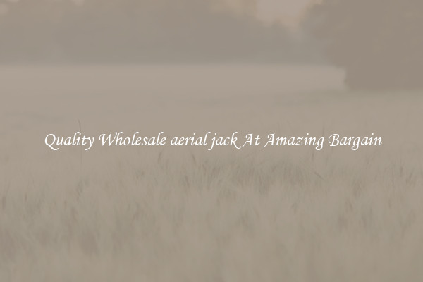 Quality Wholesale aerial jack At Amazing Bargain