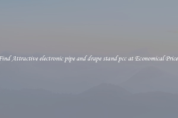 Find Attractive electronic pipe and drape stand pcc at Economical Prices