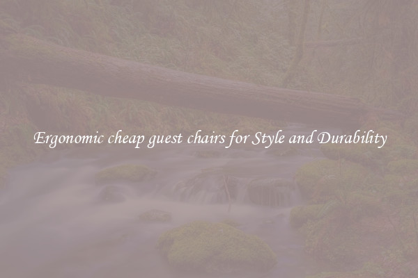 Ergonomic cheap guest chairs for Style and Durability