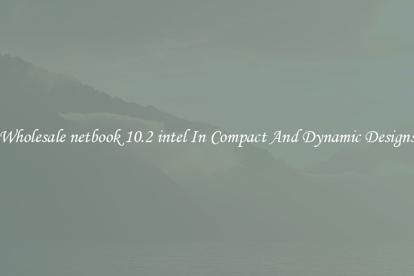 Wholesale netbook 10.2 intel In Compact And Dynamic Designs