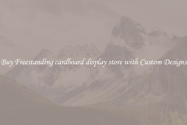 Buy Freestanding cardboard display store with Custom Designs