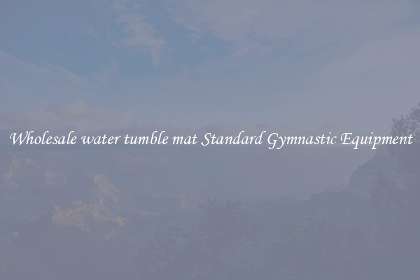 Wholesale water tumble mat Standard Gymnastic Equipment