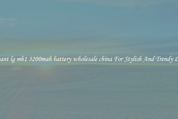 Elegant lg mh1 3200mah battery wholesale china For Stylish And Trendy Looks