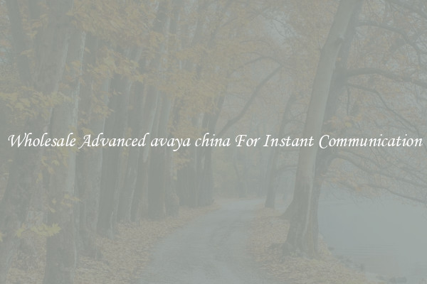Wholesale Advanced avaya china For Instant Communication